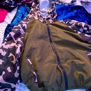 camo wind breaker